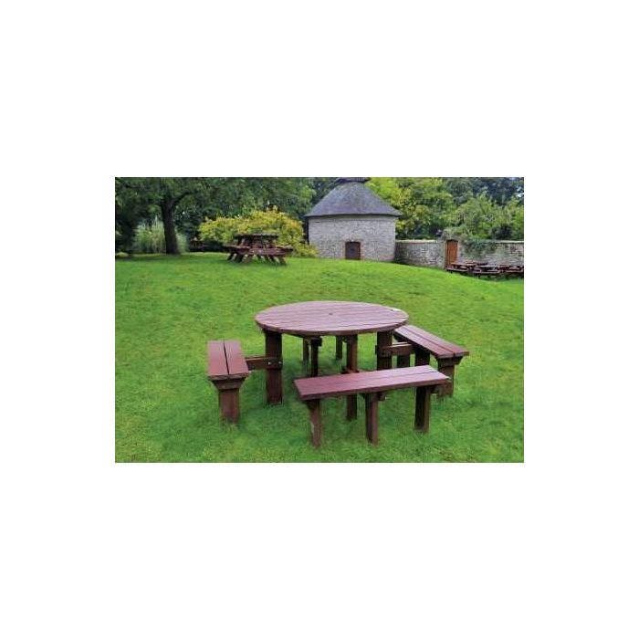 Recycled Plastic Picnic Bench Circular Sustainable Furniture   Recycled Plastic Picnic Bench (Olympic)(2) 